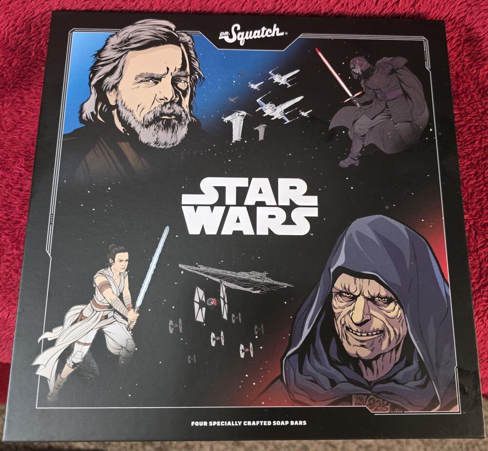 Dr. Squatch Star Wars Collector’s Box Set 4 Bar Soap Limited Edition Disney